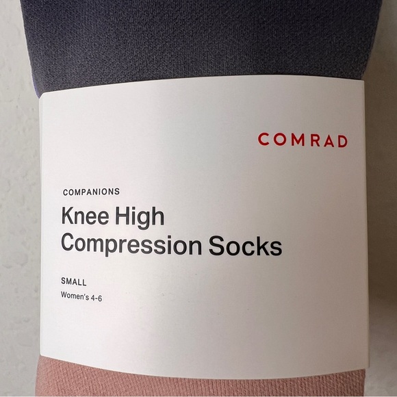 Comrad 🎁 NWT Companions Knee-High Compression Socks Small Athletic Recovery - Picture 6 of 9